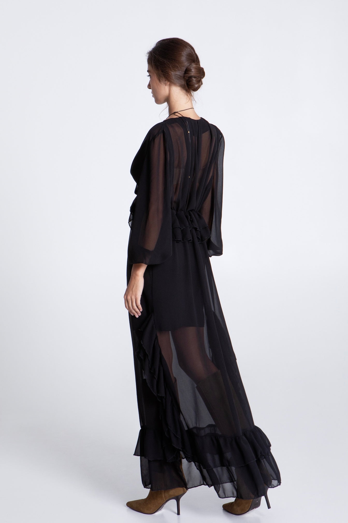 BLACK SWAN MAXI DRESS