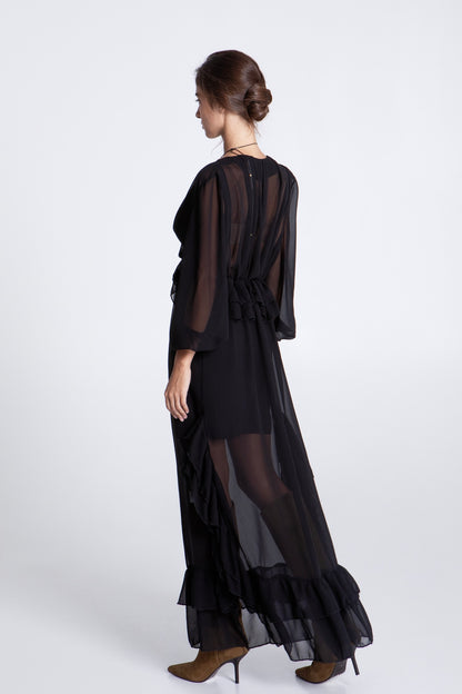 BLACK SWAN MAXI DRESS