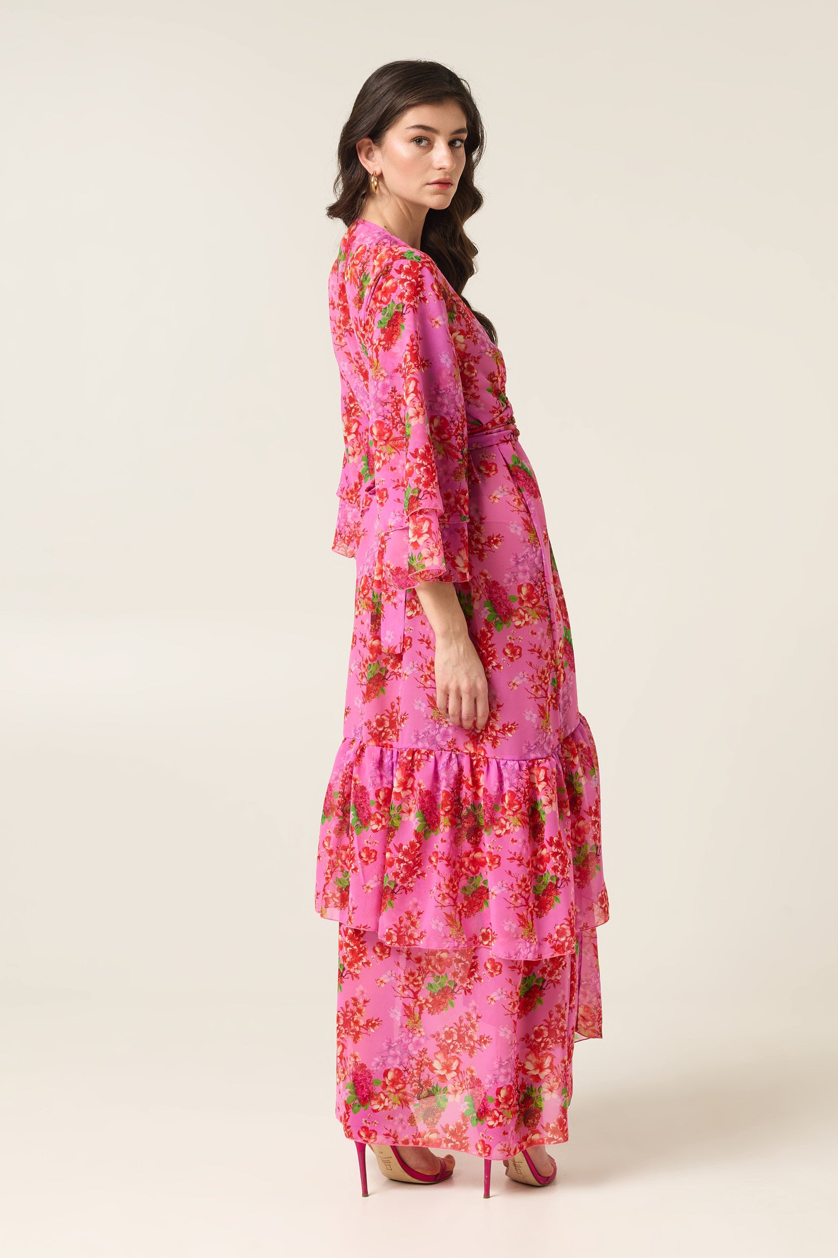 CAMELIA POLYMORPHIC KIMONO DRESS