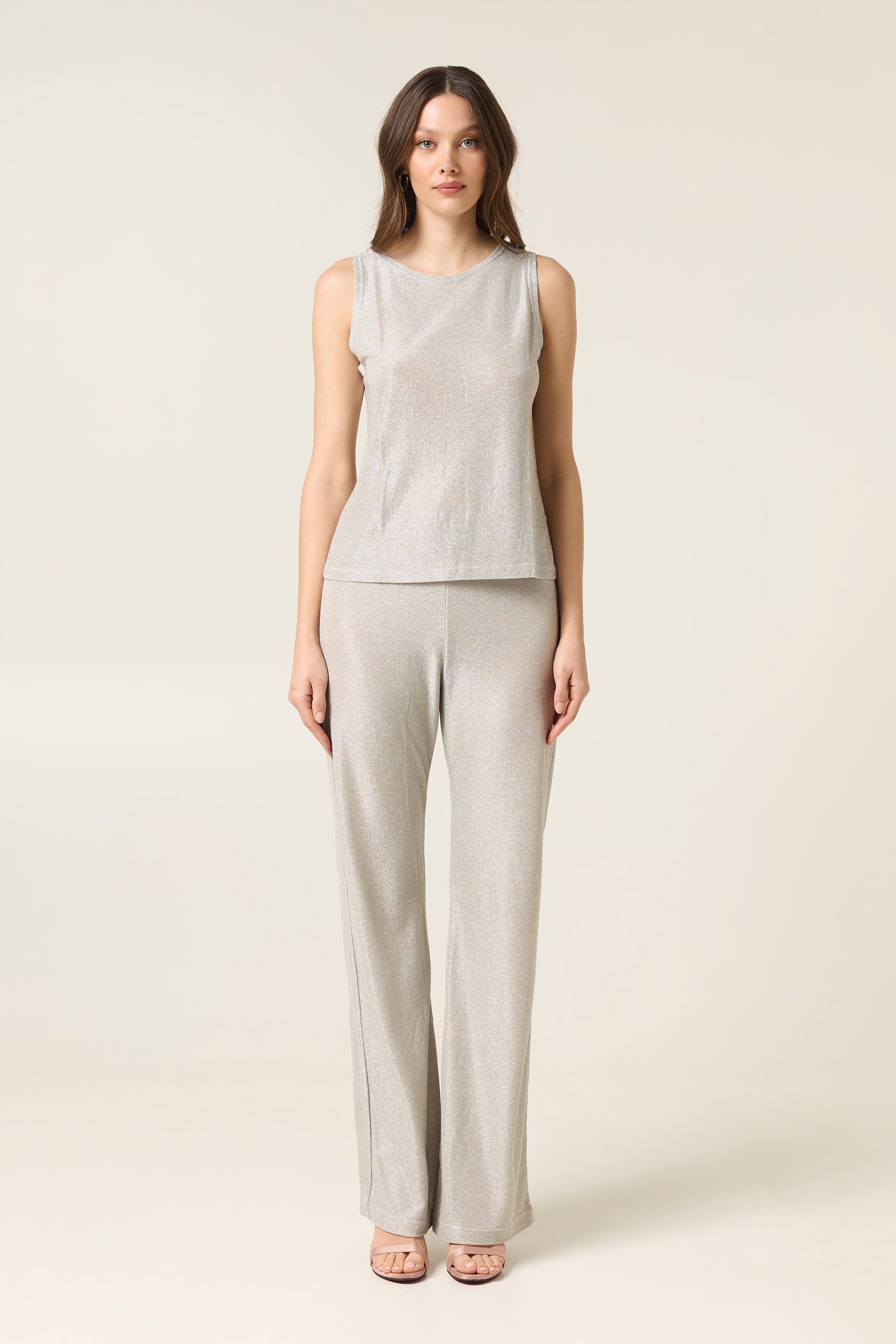 IRIS LUREX HIGH WAISTED PANTS