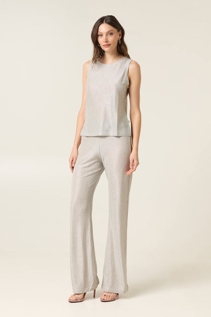IRIS LUREX HIGH WAISTED PANTS