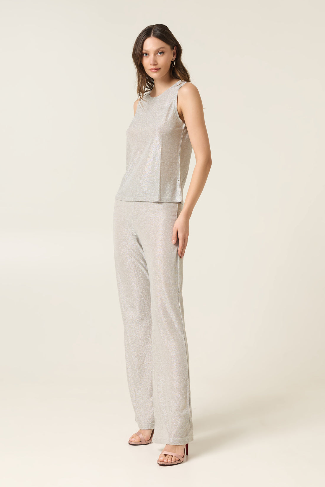 IRIS LUREX HIGH WAISTED PANTS