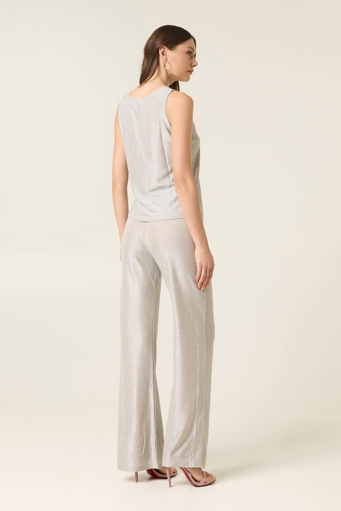 IRIS LUREX HIGH WAISTED PANTS