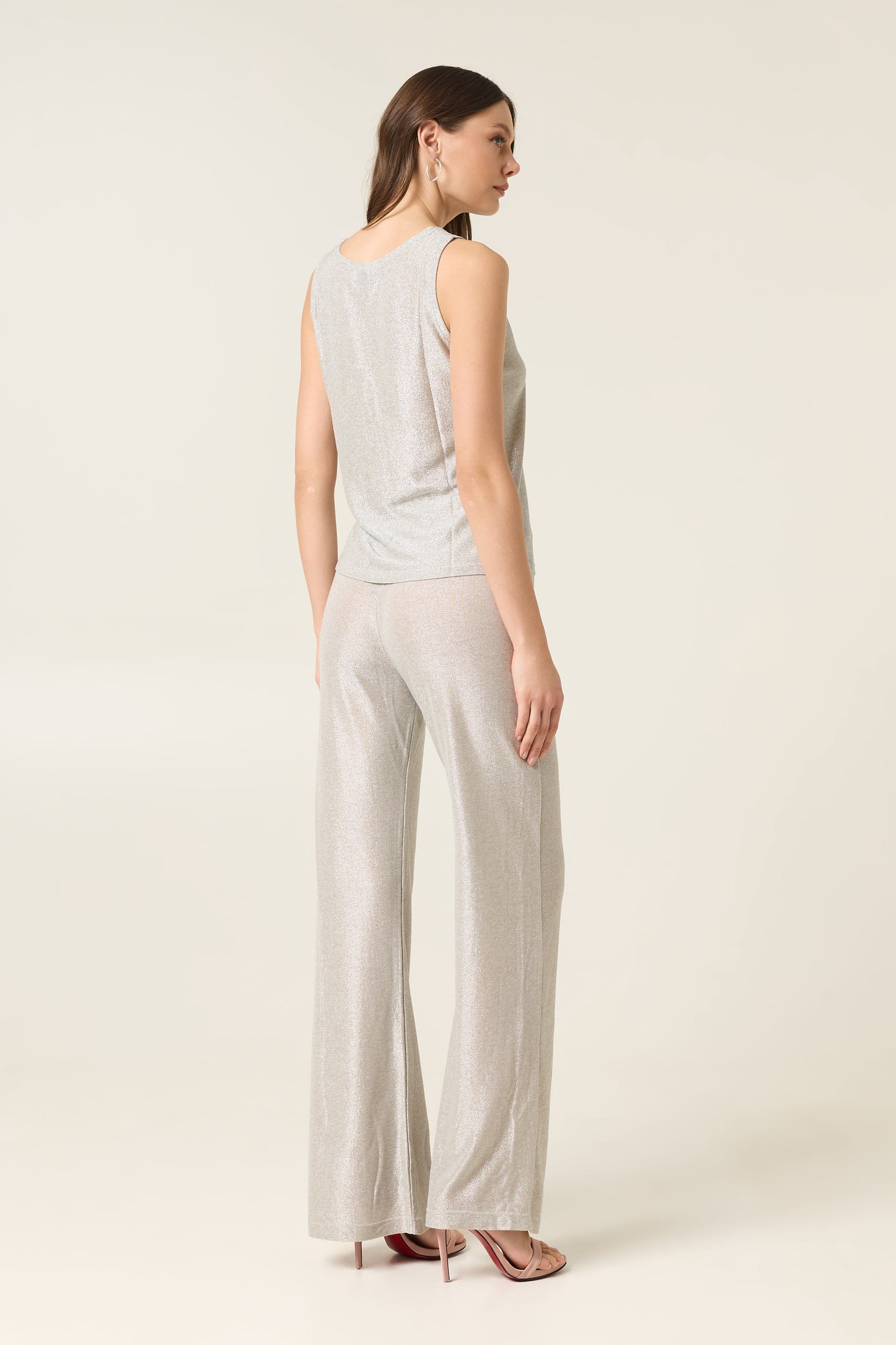 IRIS LUREX HIGH WAISTED PANTS