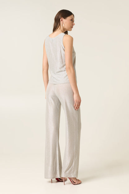 IRIS LUREX HIGH WAISTED PANTS