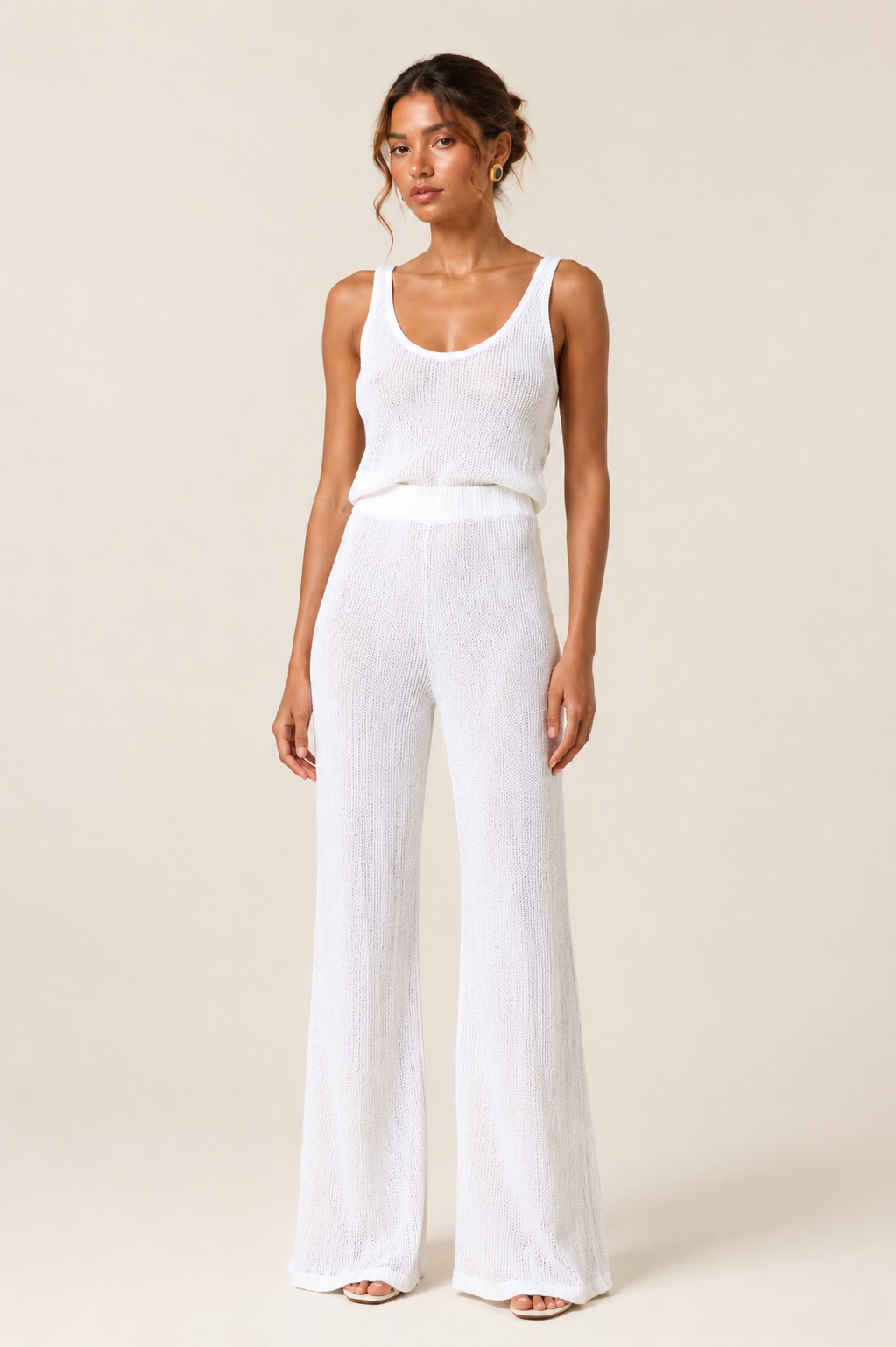 CLOUD DANCER COTTON PANTS