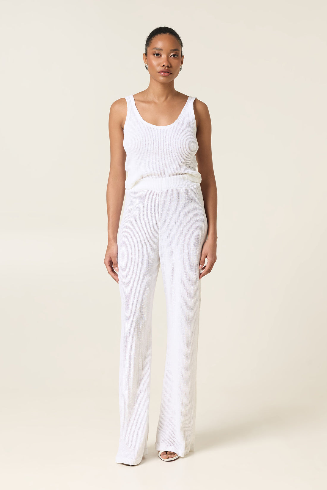 CLOUD DANCER COTTON PANTS