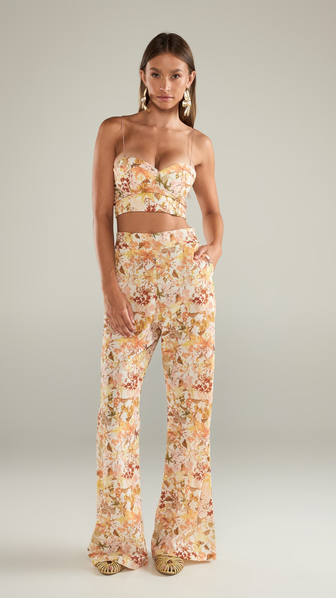 ESTHER LINEN HIGH WAISTED PANTS