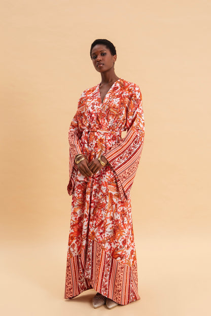 RUSTIC ROMANCE 100% VISCOSE KIMONO