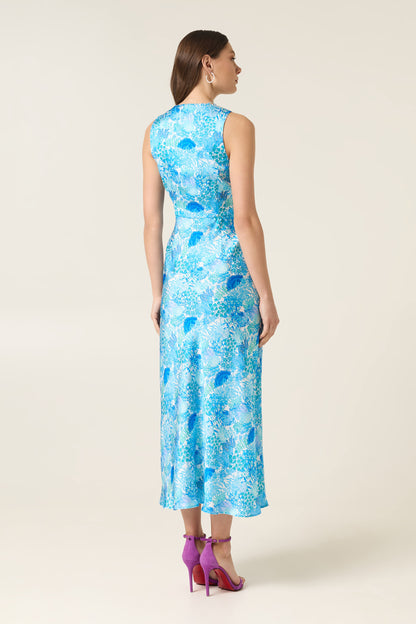 LAGUNA MIDI SATIN DRESS