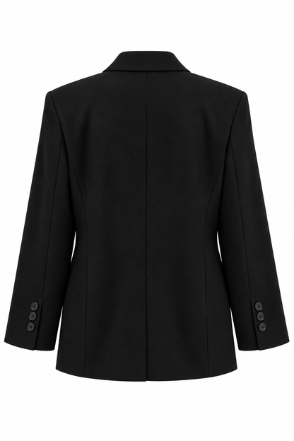 BLACK OVERSIZED TAILORED BLAZER