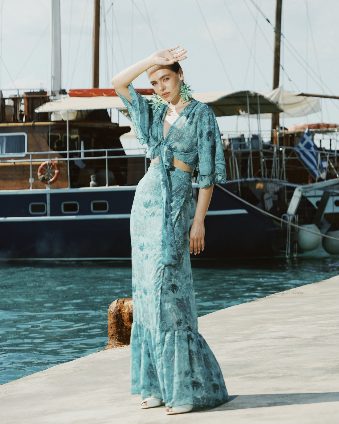 SERAFINA MAXI WRAP SKIRT
