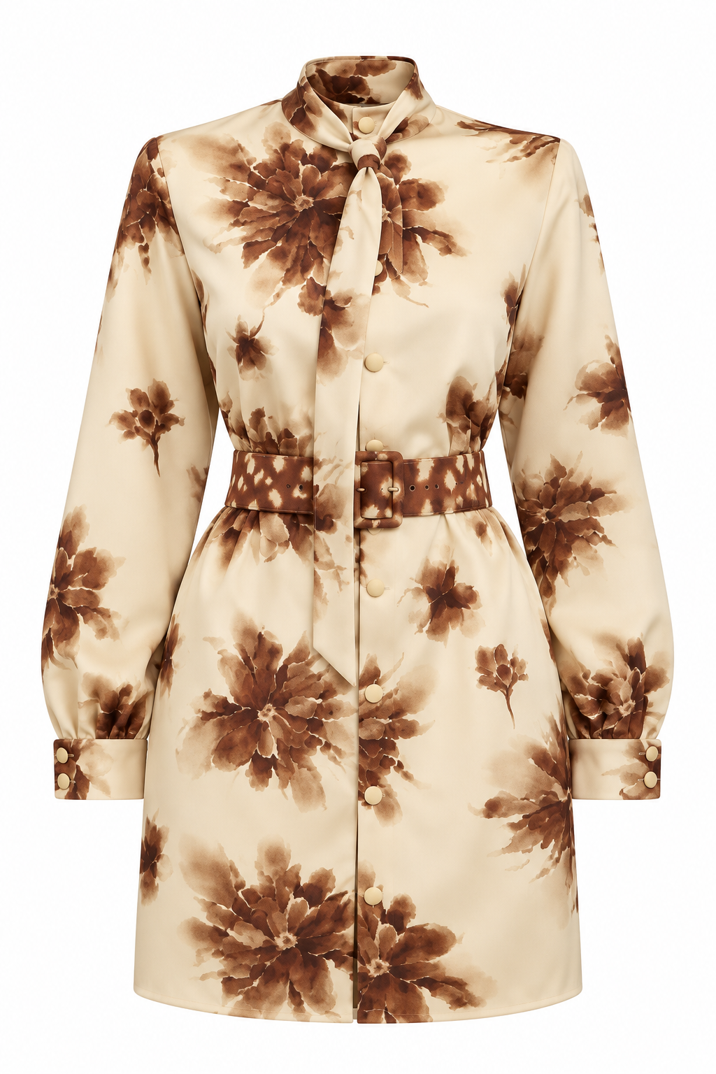 NOISETTE MINI BELTED DRESS