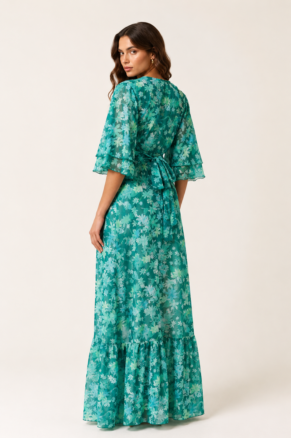 BOTANICAL WRAP TOP