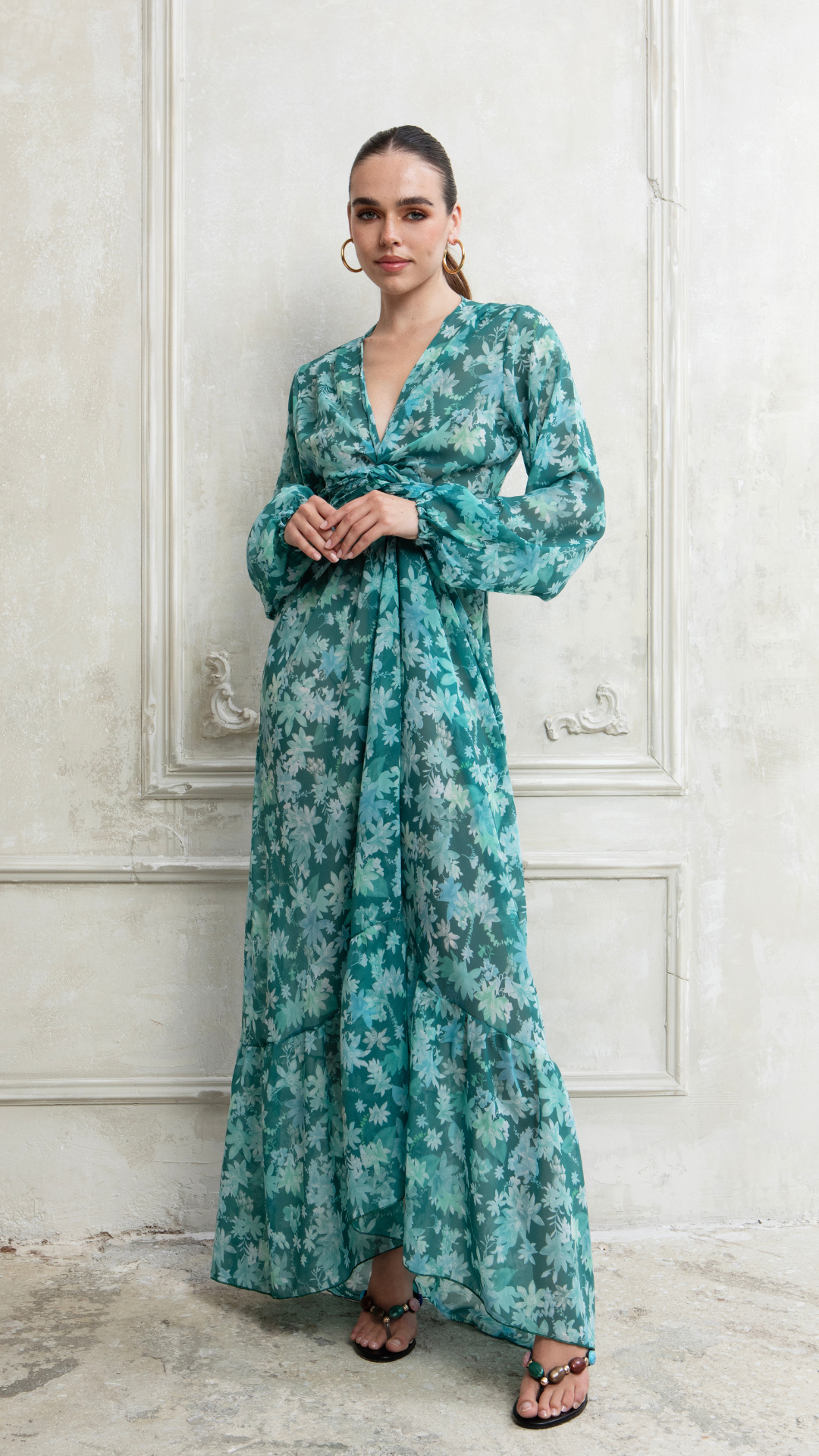 BOTANICAL POLYMORPHIC KIMONO