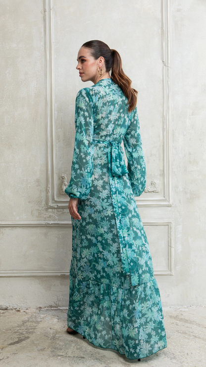 BOTANICAL POLYMORPHIC KIMONO
