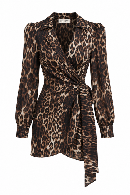 PANTHERA MINI WRAP DRESS