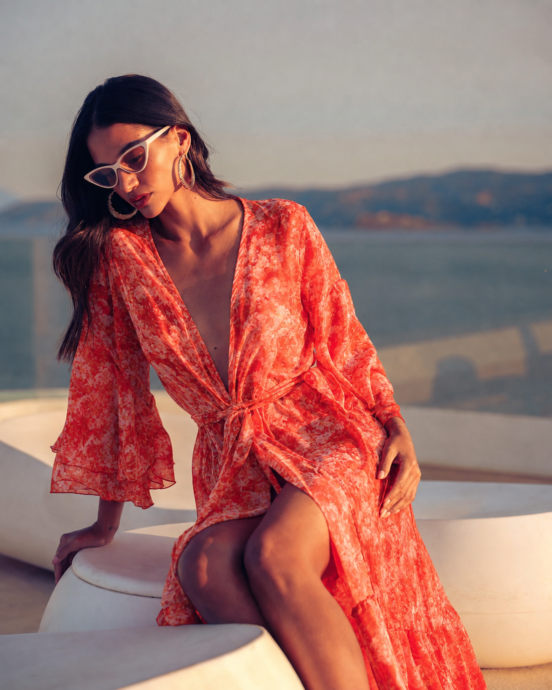 CORALIA POLYMORPHIC KIMONO DRESS