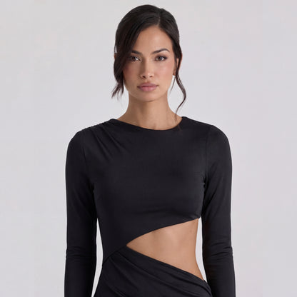 ROMANCE MAXI CUT OUT DRESS