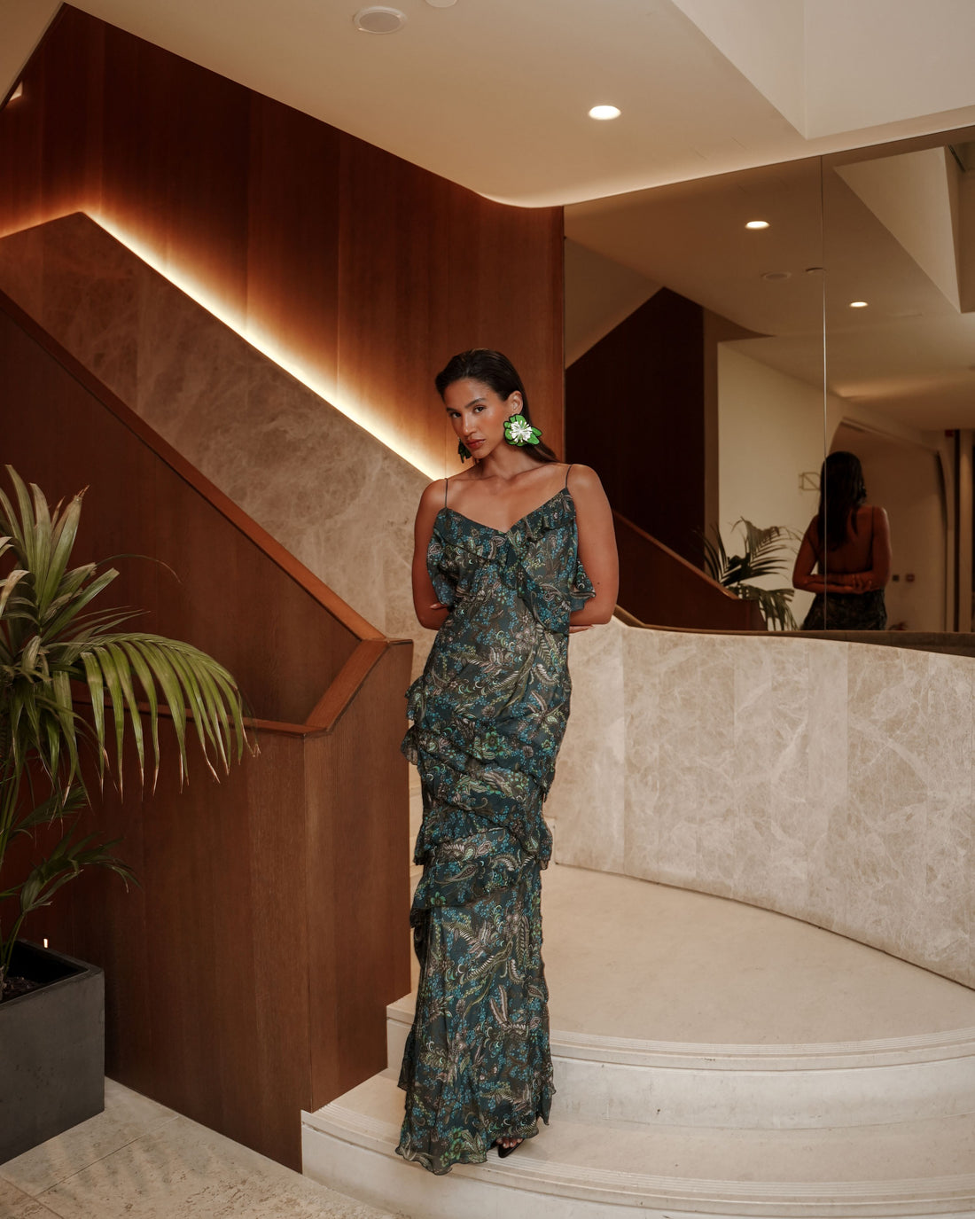 MYSTIC FOREST MAXI DRESS