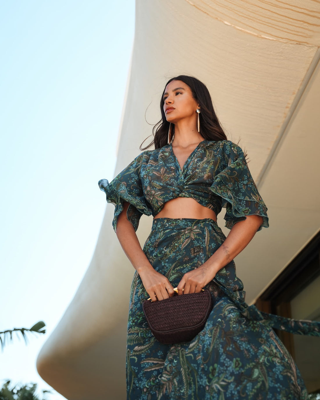 MYSTIC FOREST WRAP TOP