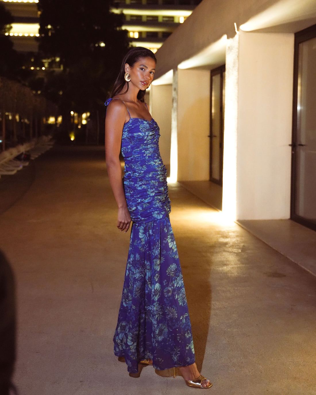 ETHEREAL BLUE MAXI DRESS
