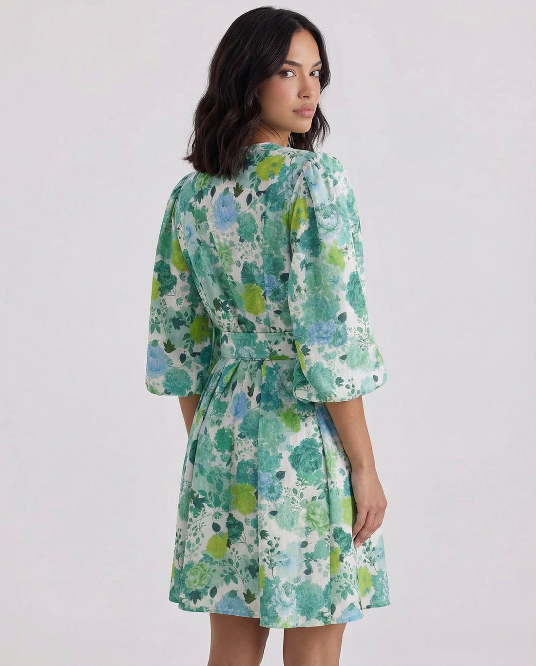 LUISA MINI LINEN DRESS
