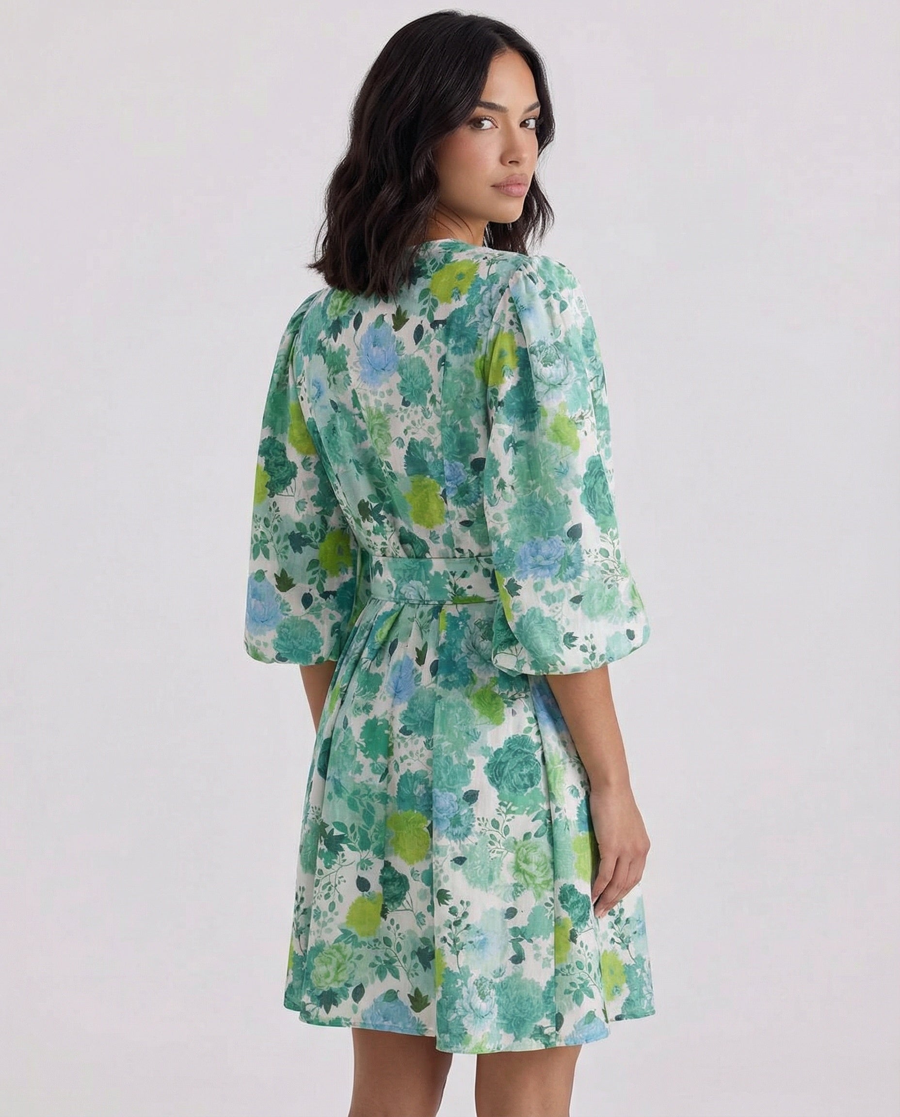 LUISA MINI LINEN DRESS