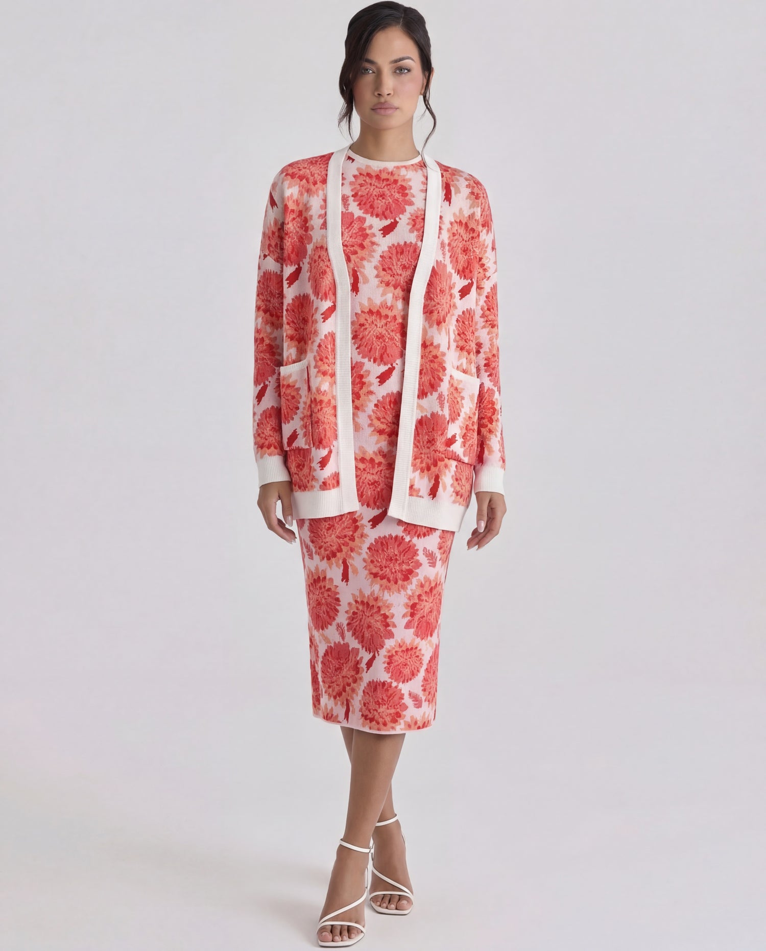 CECILIA KNITTED JACQUARD CARDIGAN